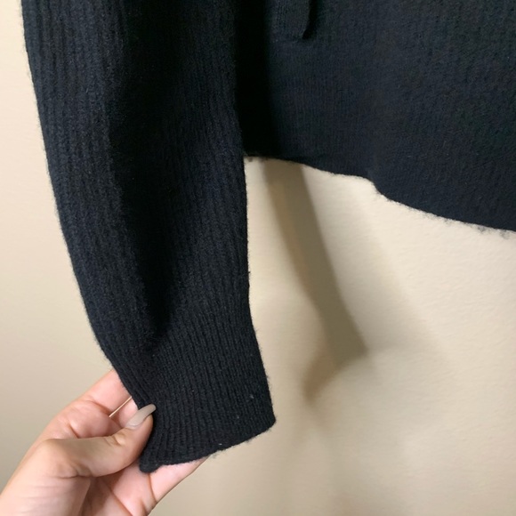 Zadig & Voltaire Kassy Wool Cashmere Lace Up Sweater M - Picture 11 of 13